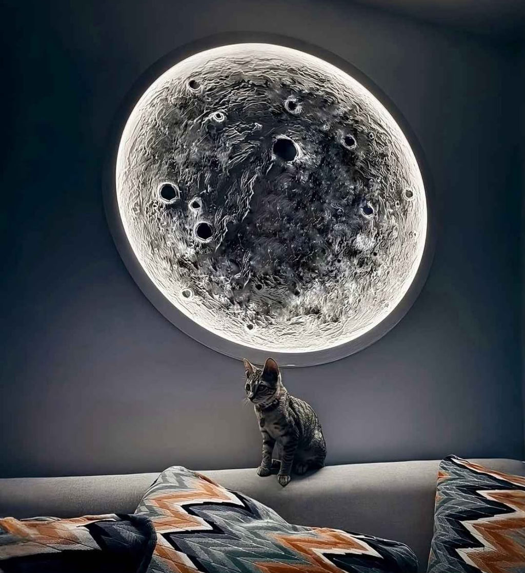 🌕 Lampe Lune 3D – Ambiance Magique