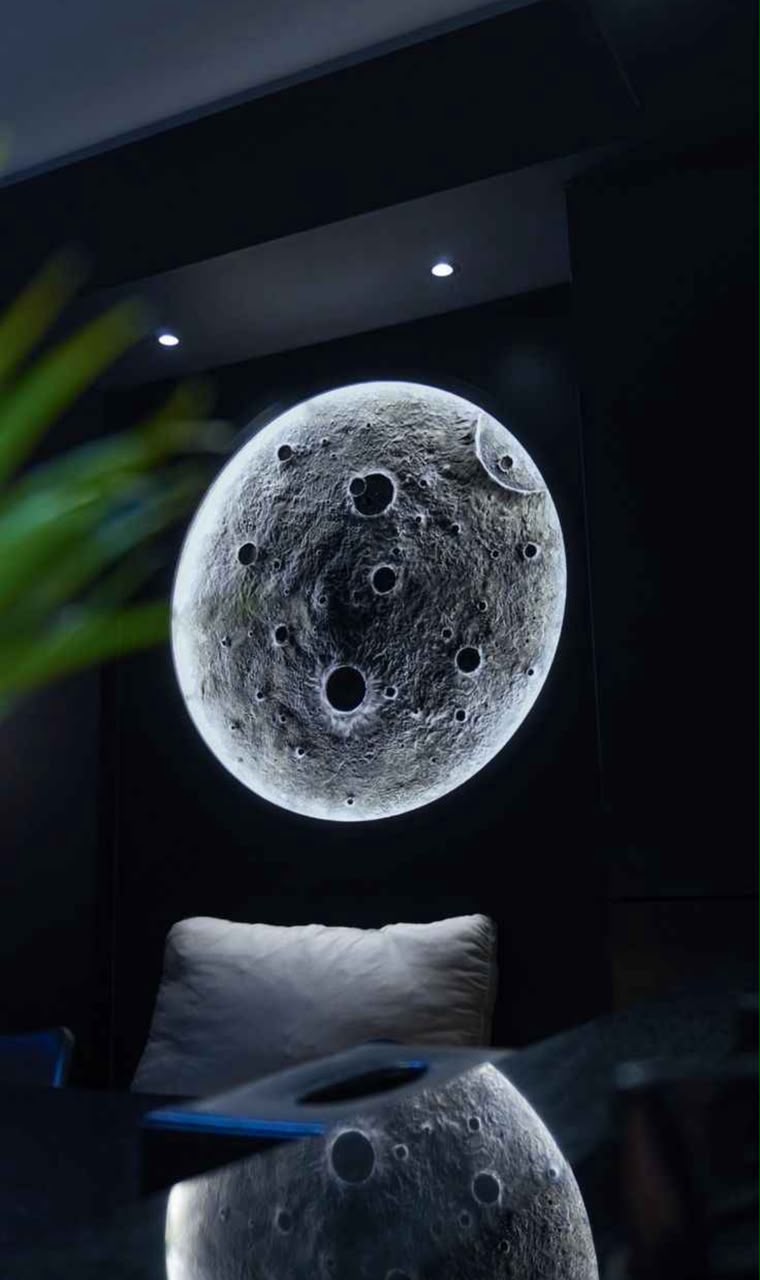 🌕 Lampe Lune 3D – Ambiance Magique