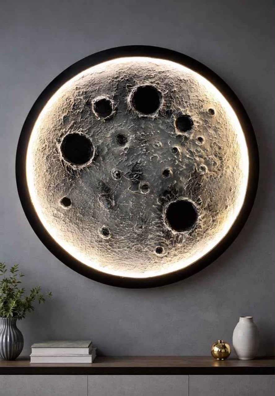 🌕 Lampe Lune 3D – Ambiance Magique